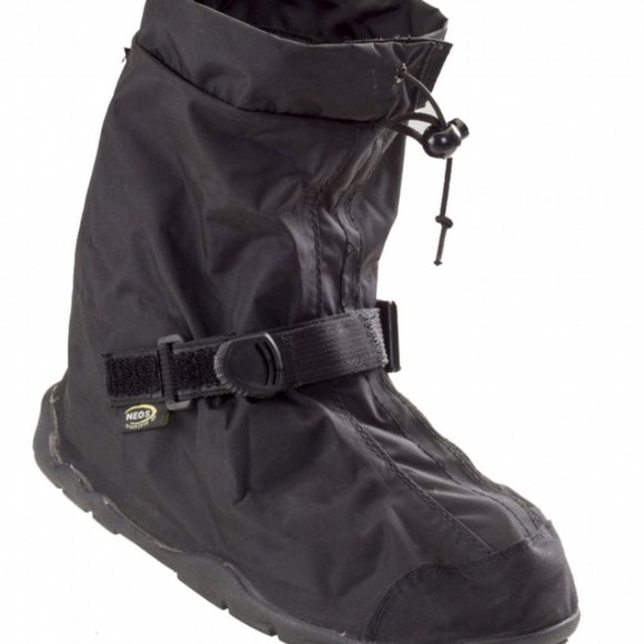 Winter is Coming! Neos Voyager Black Overshoe Nylon Waterproof Boots Unisex - Picture 1 of 12